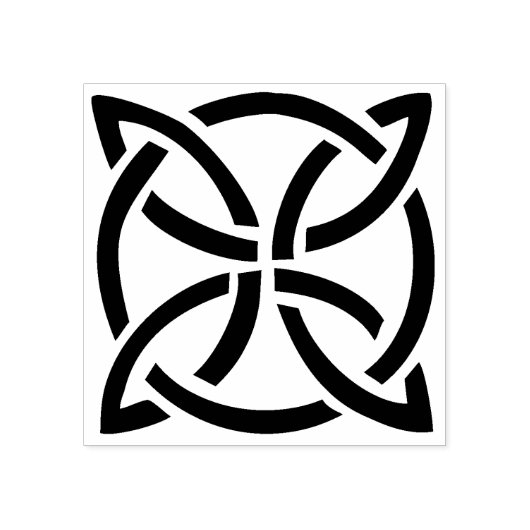 Eenvoudige Keltische Knoop Art Stempel (Afrduk)