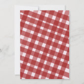 Eenvoudige kersen roze Baby shower Kaart (Achterkant)