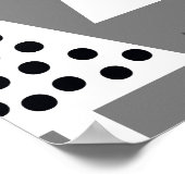 Eenvoudige kerst: Abstract boompatroon Poster (Hoek)