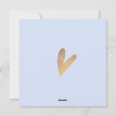 Eenvoudige Kerst Foto van Stel Kerstvakantie Feestdagenkaart (Achterkant)