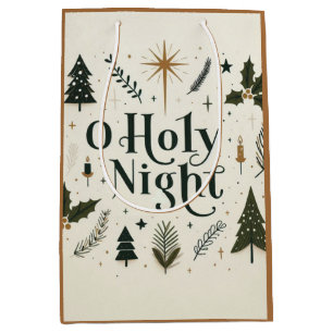 Eenvoudige Kerst of Heilige Nacht Medium Cadeauzakje