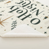 Eenvoudige Kerst of Heilige Nacht Sherpa Deken (3/4)