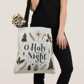 Eenvoudige Kerst of Heilige Nacht Tote Bag (Dichtbij)