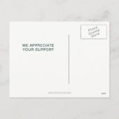 Eenvoudige kerstadvocaat feestdagenkaart (Achterkant)