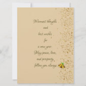 Eenvoudige kerstballen 2 foto Vakantie Kaart (Achterkant)