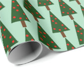 Eenvoudige kerstbomen voor kerstmis cadeaupapier (Rol Hoek)