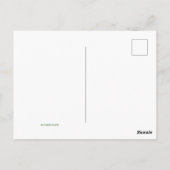 Eenvoudige kerstboom - Groen Rood Wit - Trippy Briefkaart (Achterkant)