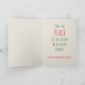 Eenvoudige kerstboom-Kaart Feestdagen Kaart (Binnen)