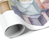 Eenvoudige kerstboom met  cadeautjes cadeaupapier (Rol Hoek)