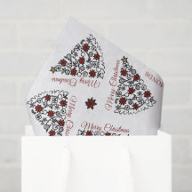 Eenvoudige kerstboom met Poinsettia - Personalisee