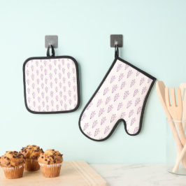 Eenvoudige Kerstboom Ovenwant & Pannenlap Set
