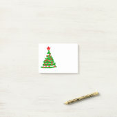 Eenvoudige Kerstboom Post-it® Notes (Op bureau)