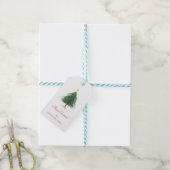 Eenvoudige Kerstboom Vakantie Cadeautags Cadeaulabel (Met Touw)