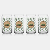 Eenvoudige kerstboom van Feliz Navidad Blikvorm Glas (Voorkant)