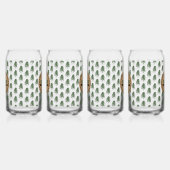 Eenvoudige kerstboom van Feliz Navidad Blikvorm Glas (Links)