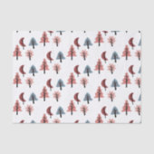 Eenvoudige kerstboomfeestdag tissuepapier (Voorkant)