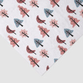 Eenvoudige kerstboomfeestdag tissuepapier (Detail)