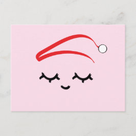 Eenvoudige kerstfeestdag feestdagenkaart
