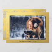 Eenvoudige kerstfeestdag | FOTO Feestdagenkaart (Voorkant / Achterkant)