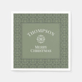 Eenvoudige kerstfeestdag in Classy Servet (Voorkant)