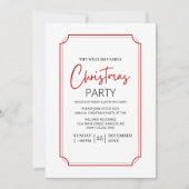 Eenvoudige kerstfeestdag kaart (Voorkant)