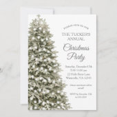 Eenvoudige kerstfeestelijke kerst kaart (Voorkant)