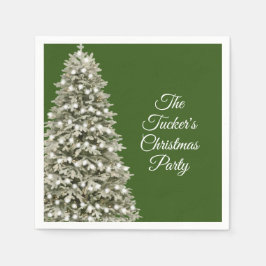 Eenvoudige kerstfeestelijke kerst servet