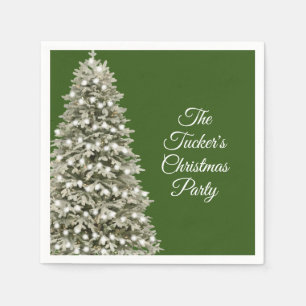 Eenvoudige kerstfeestelijke kerst servet