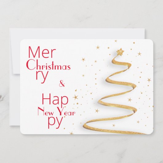 Eenvoudige kerstfeestjes met een typografie die Ka (Voorkant)