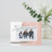 Eenvoudige kerstfoto voor Merry Feestdagenkaart (Staand voorkant)