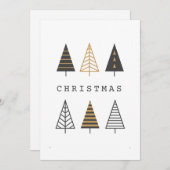 Eenvoudige kerstkaart (Voorkant / Achterkant)