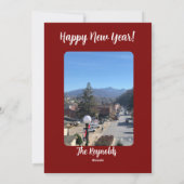 Eenvoudige Kerstkaart (Achterkant)