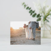 Eenvoudige kerstkaart feestdagenkaart (Staand voorkant)