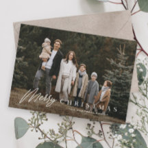 Eenvoudige Kerstkaart met 3 foto's