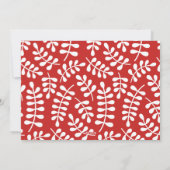 Eenvoudige kerstkaart met 4 foto's collage (Achterkant)