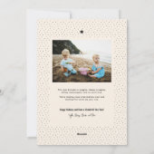 Eenvoudige kerstkaart met groenblijvende takken 13 (Achterkant)