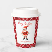 Eenvoudige Kerstman Kerstmis Papieren Bekers (Voorkant)