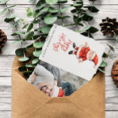 Eenvoudige Kerstman Kerstmis vakantie Kaart