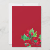 Eenvoudige Kerstmis Familie Candy Cane Groet Foto Feestdagenkaart (Achterkant)