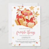 Eenvoudige Kerstmis Gift Boxes Favoriete Dingen Pa Kaart (Voorkant)