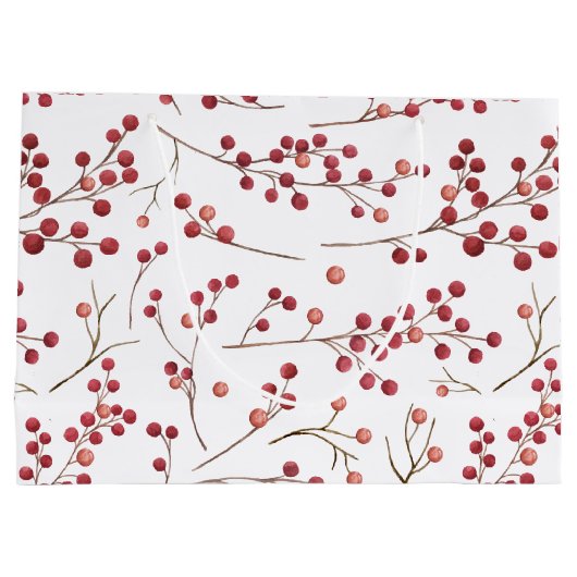 Eenvoudige Kerstmis met Natuurlijke Rode Berry-Wat Groot Cadeauzakje (Achterkant)