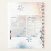 Eenvoudige kerstorganisator - planner (Achterkant)