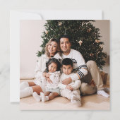 Eenvoudige Kerstster Gepersonaliseerde Religieuze Kaart (Achterkant)