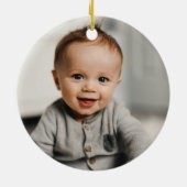 Eenvoudige kerstversiering met Wreater First - Lei Keramisch Ornament (Achterkant)