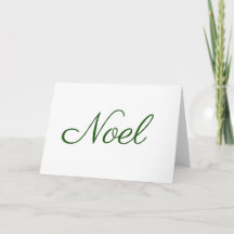 Eenvoudige kerstwens voor één woord: "Noel"