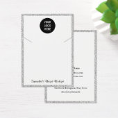 Eenvoudige Ketting Display Business Logo Silver Visitekaartje (Bureau)