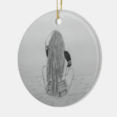 Eenvoudige keuze keramisch ornament (Links)