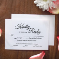 Eenvoudige keuze voor zwarte en witte kalligrafie