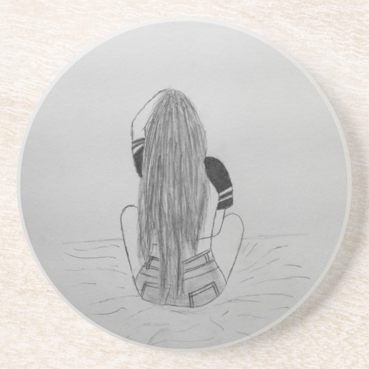 Eenvoudige keuze zandsteen onderzetter (Voorkant)