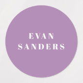 Eenvoudige Kind Terug naar Schoolwaterdichte naam Labels (Design 2)